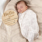 Wooden Milestone Birth Announcement Sign