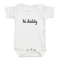 Embroidered Hi Daddy ONESIES® Baby Bodysuit MOMDAD 104
