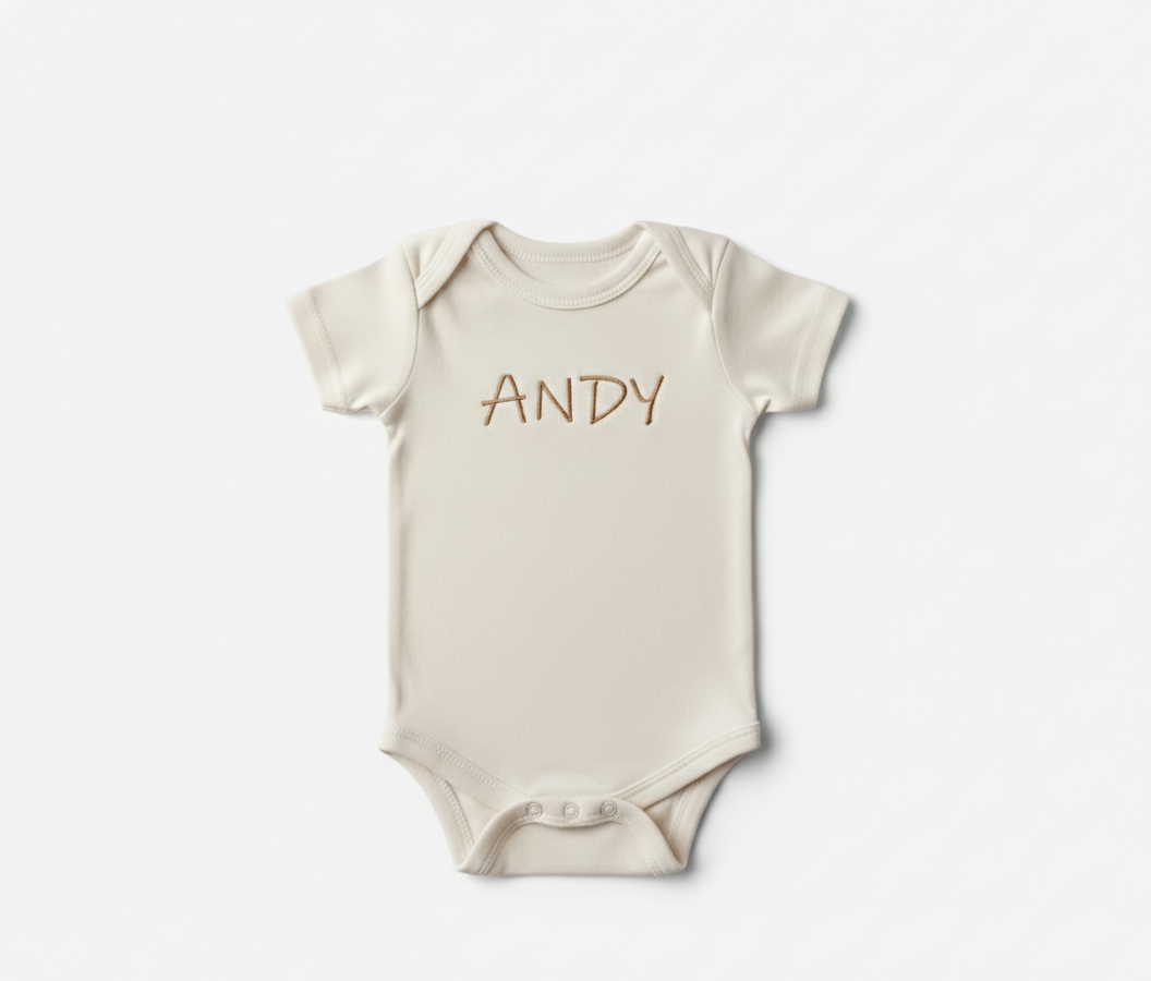 Custom Embroidered Baby Name ONESIES® Bodysuit Z17